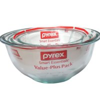 PYREX /파이렉스 미제 믹싱볼 3개세트 유리볼 내열유리