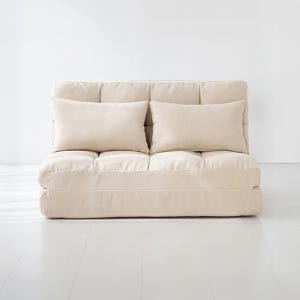 원룸 자취방 거실 사무실 미니쿠션 포함 2인 좌식 소파베드 마켓비 AMBO 앰보