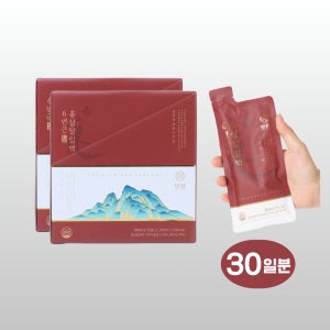 달삼 6년근 홍삼달임액 1달분 80ml x 30포 홍삼순액 홍삼액 촌부일기