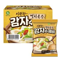 이가자연면 감자수제비 186.5g X 16개 / 코스트코 멸치육수 즉석 수제비