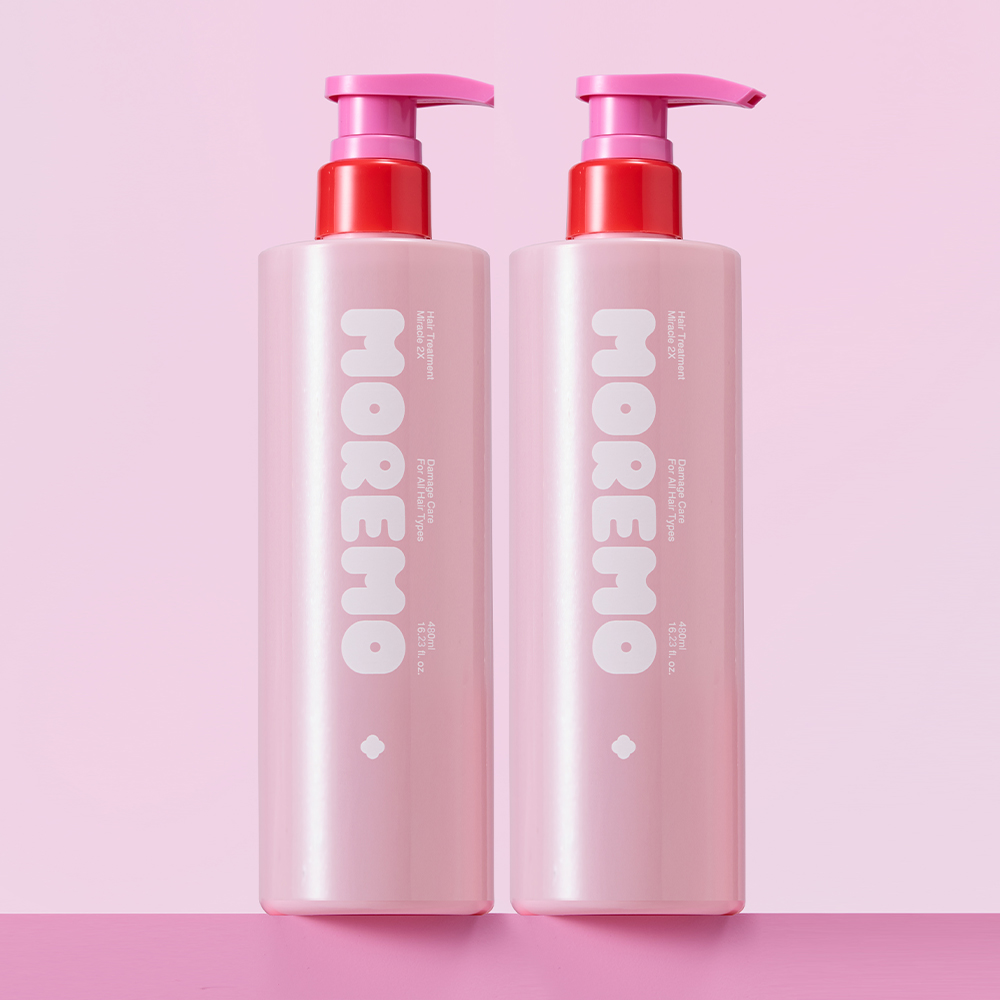 모레모 미라클 2X 트리트먼트 더블세트 480ml 2개