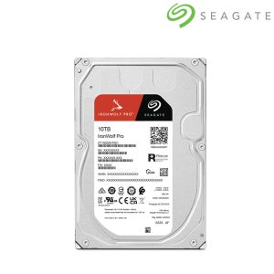 10TB ST10000NT001 씨게이트 IronWolf Pro NAS 하드디스크 5년보증 데이터복구 256MB, 10TB