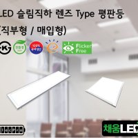 [채움LED] 100% 국산 led 슬림 직하렌즈 직부등 씨피엔텍 고효율 친환경 인증제품 평판led 무타공 M바