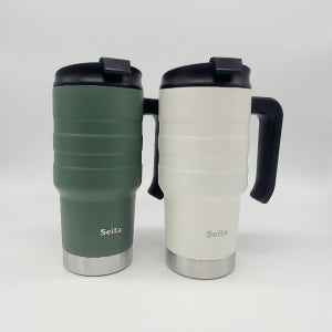 니드코 세이타 핸디 텀블러 600ml 모던 손잡이 텀블러 차량용 사무실용