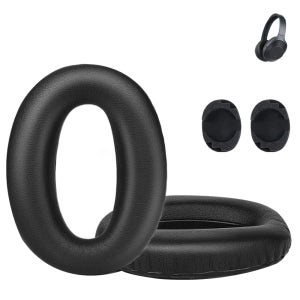 [호환]소니 헤드셋 커버 WH-1000XM2 이어패드 MDR 1000X 헤드폰 블랙 쿠션