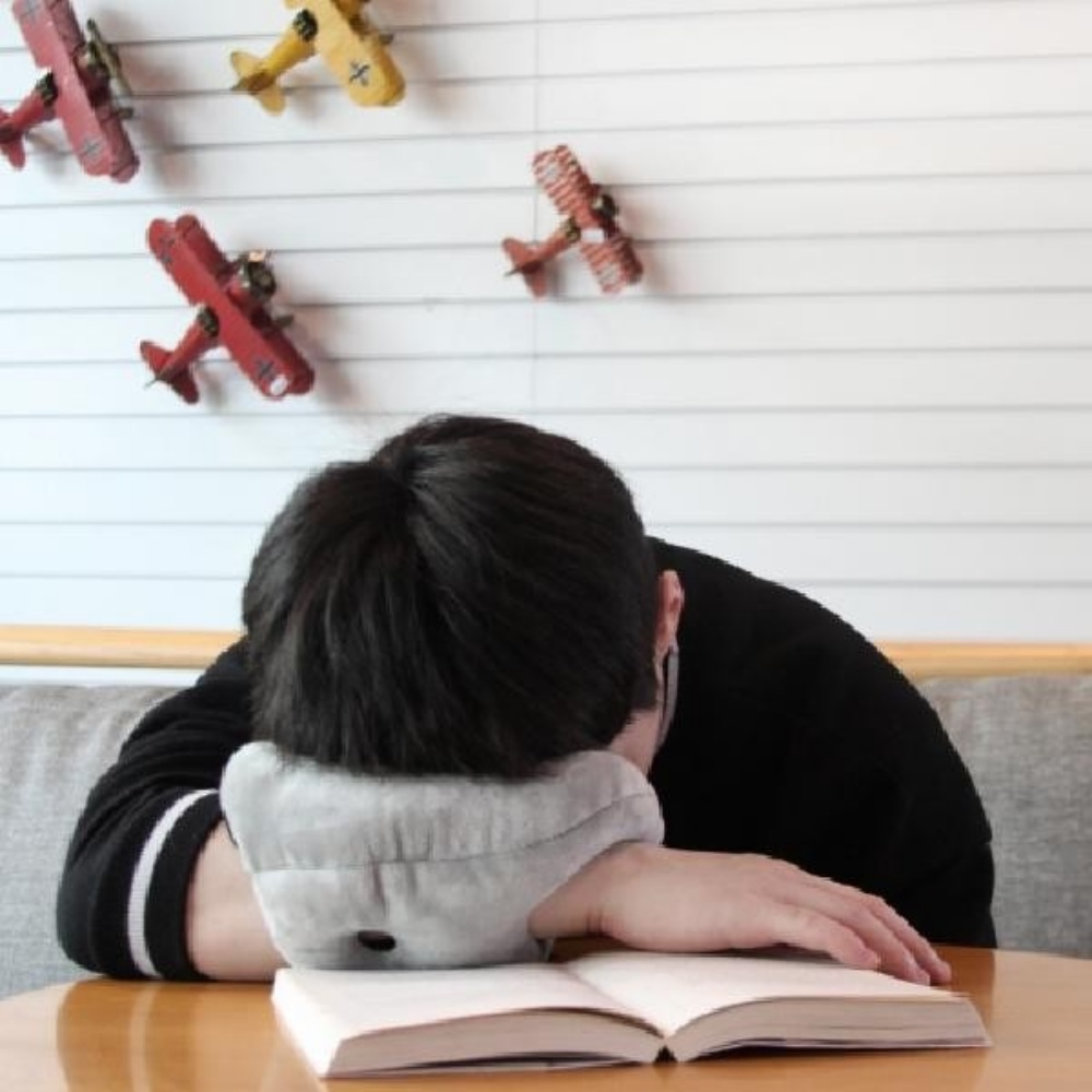 엎드려꿀잠쿠션 기내용 목베개 앉아서자기 얼굴 쿠션 여행용