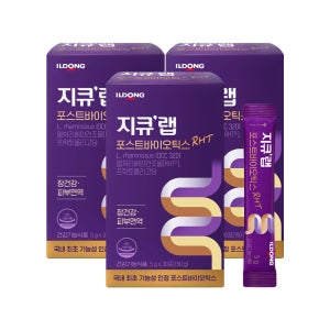 [슈퍼적립] 지큐랩 포스트바이오틱스 알에이치티 장건강 피부면역 30포, 3개