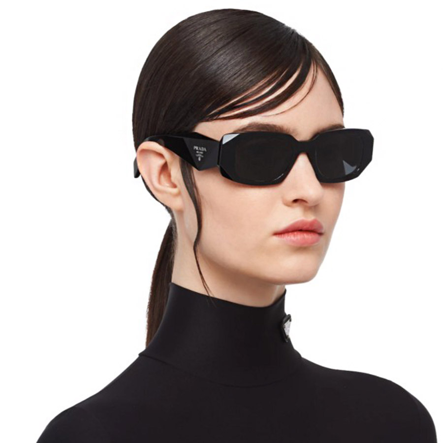 프라다선글라스 17WSF 두꺼운 뿔테 레트로 셀럽 선글라스