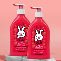 사노산 키즈 샤워앤샴푸 스트로베리 400ml x 2개입