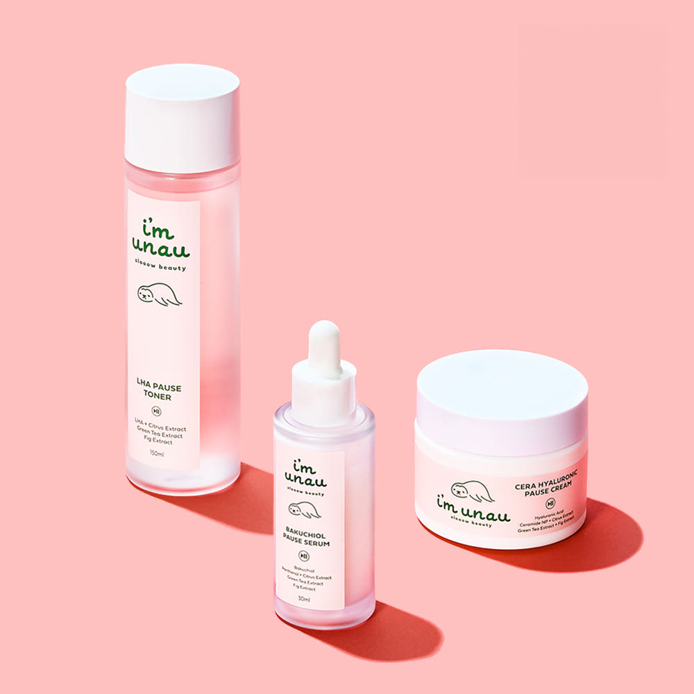 <b>아임</b>우나우 퍼즈 스킨케어 3종 패키지 / 피부진정, 트러블케어