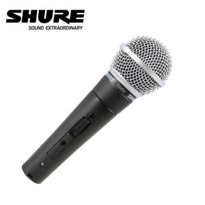 슈어100%정품 SHURE SM58SK 보컬마이크 유선마이크 전원스위치O