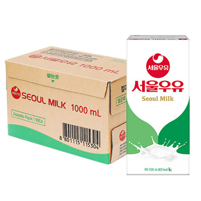 서울우유 멸균우유 1000ml x10팩 (14,400원) (무료)