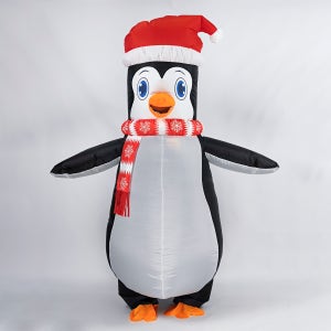할로윈데이 크리스마스 코스튬 펭귄 풍선옷 에어슈트인형탈(키 150-190)