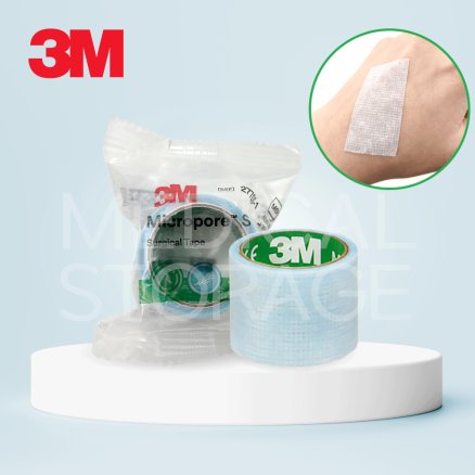 3M 마이크로포어S 저자극 실리콘 방수 반창고 의료용 테이프 드레싱 밴드 2770S-1