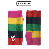 코치 스트라이프 핑거리스 털장갑 팔토시 COACH 선물