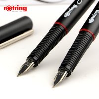 rotring 아트 펜 만년필 독일 원래 croquis 드로잉 연습 서예 디자인 병렬 잉크 변환기 카트리지