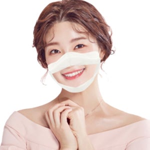 10매 투명 마스크 입 어린이 투명창 소형 중형 대형 연예인 립뷰 보이는 청각장애인 뚫린