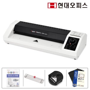 현대오피스 A3 코팅기 PL-330-1 Plus 4롤러 스틸케이스 온도조절