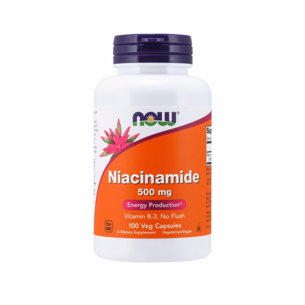 나우푸드 <b>나이아신아마이드</b> Niacinamide <b>500mg</b> 100캡슐