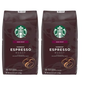 Starbucks 홀빈 커피 에스프레소 로스트 다크 1.13kg x2팩