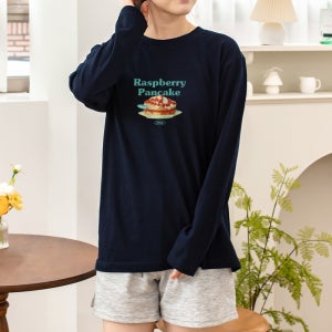 레깅스 롱티 레이어드 긴팔 면 티셔츠