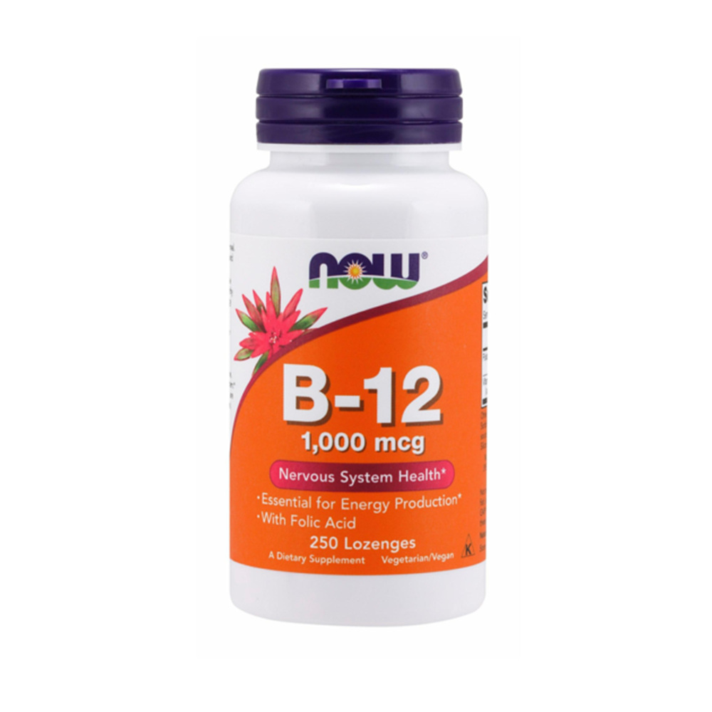비타민B 비타민B12 <b>시아노코발라민</b> 엽산 250정 나우
