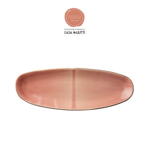 까사무띠 노세 스무스 오가닉 접시 34cm Rose Gold