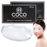 Cocohoney Face Film Cover Shields 바이저, 헤어 스프레이, Microblading 영구 화장, 샤워 및 눈썹 일회용 얼굴 실드 바이저