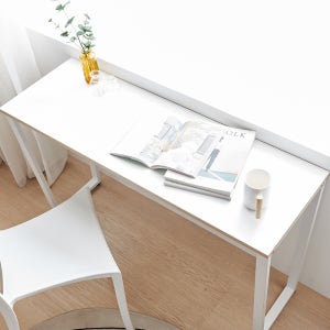 예투가구 에밀리 미니책상 간이책상 원룸 작은책상 철제 조립식 테이블 400x1200