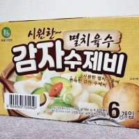 이가자연면 감자수제비 6입