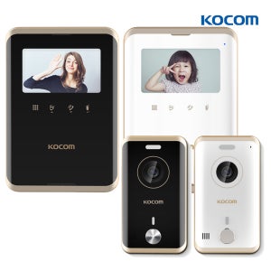 코콤 인터폰 비디오폰 아날로그4선식 KCV-R431E KCV-S701