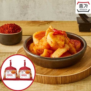 종가 석박지 0.9kg, 2개