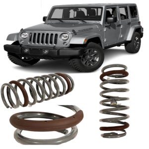 랭글러 사하라 JK 4도어 전륜 후륜 스프링 리프트업 빅풋 스프링 카라반 뒤처짐