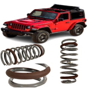 랭글러 루비콘 JL 2도어 전륜 후륜 스프링 리프트업 빅풋 스프링 카라반 뒤처짐