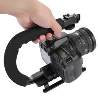 DSLR 짐벌 스테빌라이저 카메라 핸들 유튜브 캠코더 틀 고정