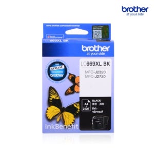 브라더 정품잉크 LC669XL BK 검정 / J2320 J2720