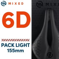 MIXED 전체 탄소 섬유 안장 팩, 5D 6D 7D 초경량 143mm 155mm MTB