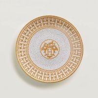 에르메스 모자이크 골드 디저트 접시 Hermes Mosaique Dessert Plate