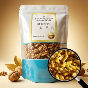 골드라벨 세척 담금 저온건조 엑티베이티드 호두 견과 견과류 350g 170g