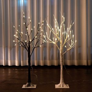 LED전구 자작나무 크리스마스트리 90cm