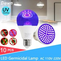 자외선살균기 방역소독기 자외선소독기 10pcs UV 살균 빛 LED 전구 GU10 E27 MR16 E14 Desinfection 램프 2835 SMD 220V 자외선