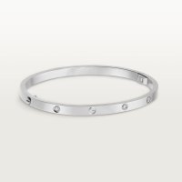 [Cartier] 까르띠에 러브 브레이슬릿 팔찌 스몰 모델 6 다이아몬드 화이트골드 LOVE BRACELET,SMALL MODEL,6DIAMONDS-white gold, 토미샵