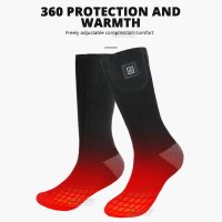 발열 양말 오토바이 양말 겨울 양말 따뜻한 양말 여성용 온열 양말 열 난방 Thermosocks 발 스포츠 따뜻한 전기 사이클링 스키 트레킹 겨울