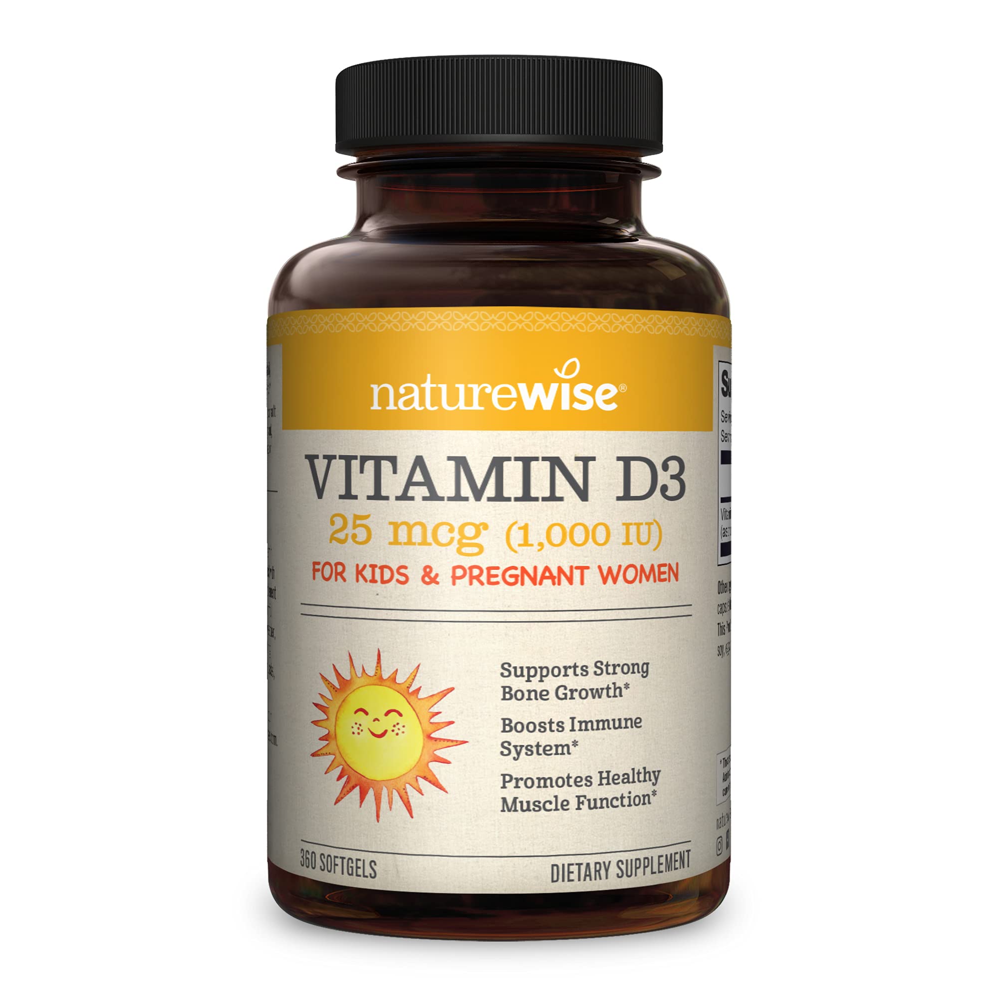 <b>네이쳐와이즈</b> Naturewise <b>비타민 D</b> 3 1000IU 360정