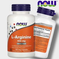 나우푸드 아르기닌 500mg L아르기닌 100정 엘아르기닌 Arginine