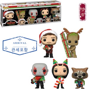 펀코팝 Funko Pop 가디언즈 오브 갤럭시 홀리데이 스페셜 피규어 5팩 굿즈 홈데코