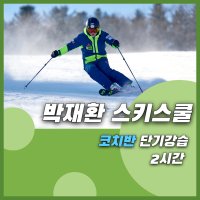 비발디파크 스키강습 박재환 스키스쿨 2시간 강습(코치반)