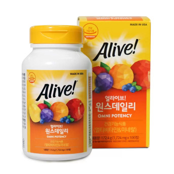 얼라이브 원스데일리 종합비타민 1724mg x 100정