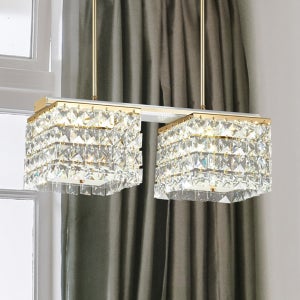 브렌디2등 크리스탈식탁등 식탁전등