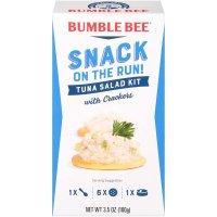 Bumble Bee 범블비 참치 샐러드 밀키트 크래커 포함 참치까나페 100g 6팩